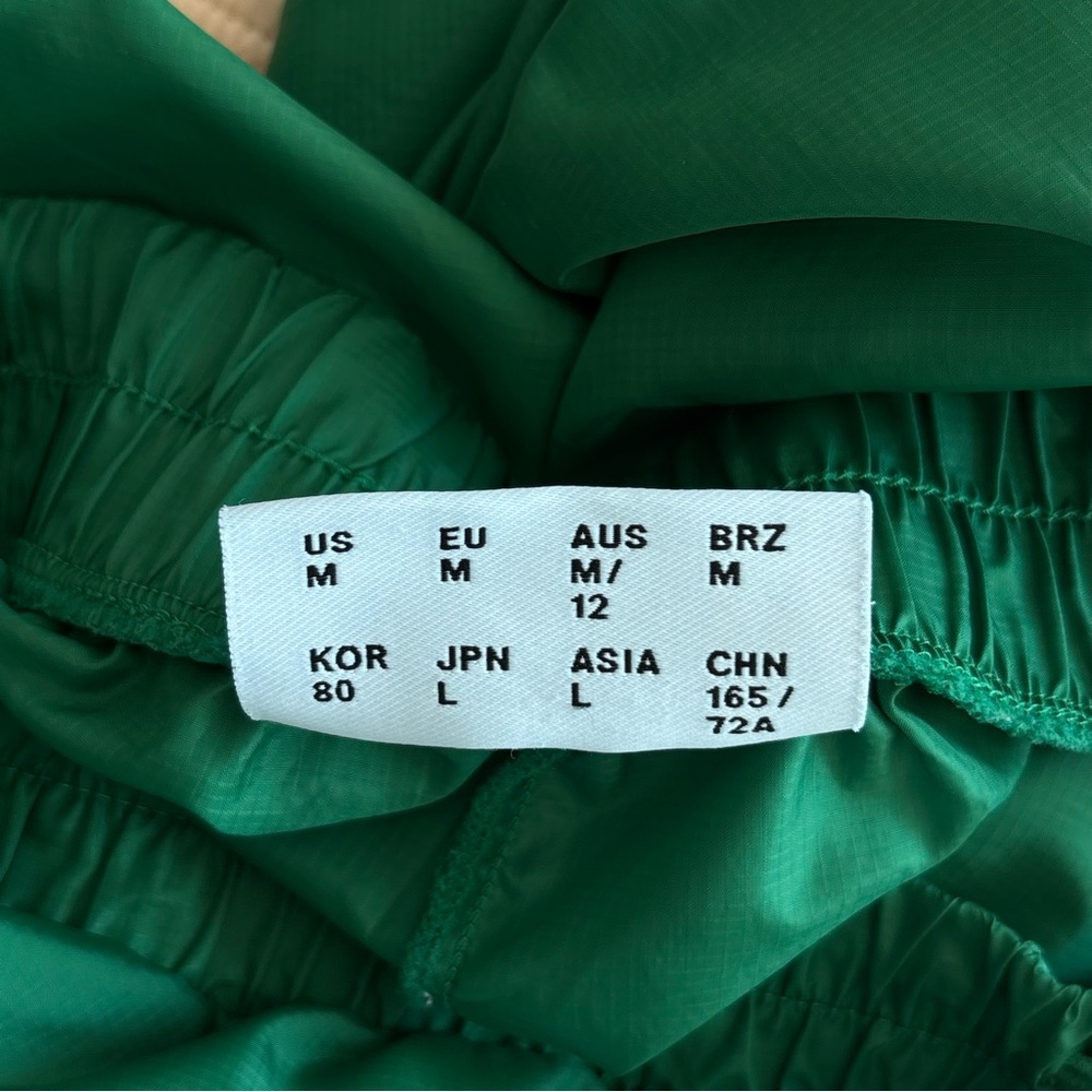 STAUD Green Track Pants with Navy Pocket Accents - Picture 11 of 14